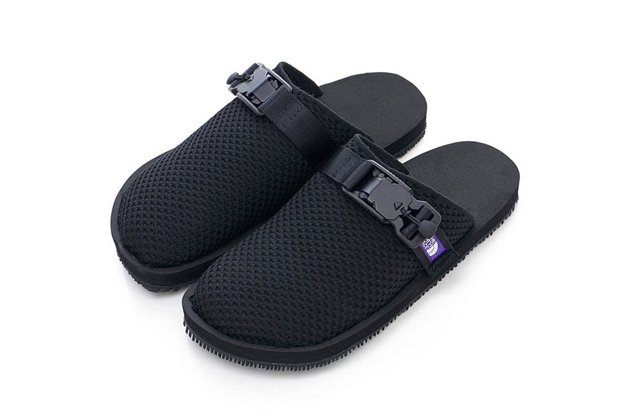 THE NORTH FACE PURPLE LABEL Knit Leather Sandals TNF Slippers Slides