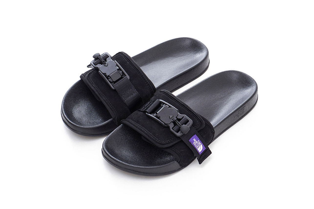 THE NORTH FACE PURPLE LABEL Knit Leather Sandals TNF Slippers Slides