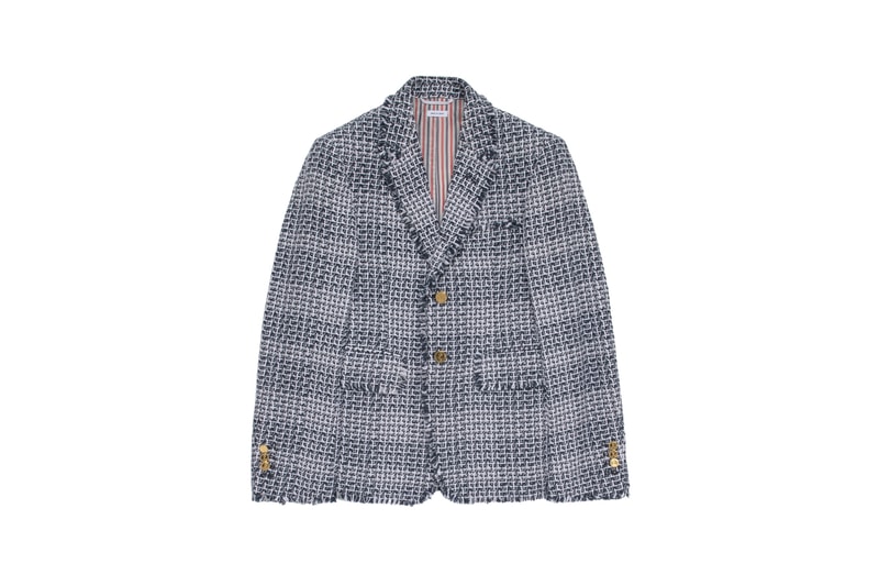 thom browne joyce hong kong harbour city store opening collection exclusive capsule cardigans blazers americana american stripes preppy varsity 
