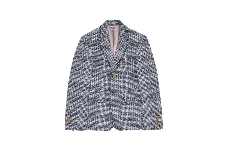 thom browne joyce hong kong harbour city store opening collection exclusive capsule cardigans blazers americana american stripes preppy varsity
