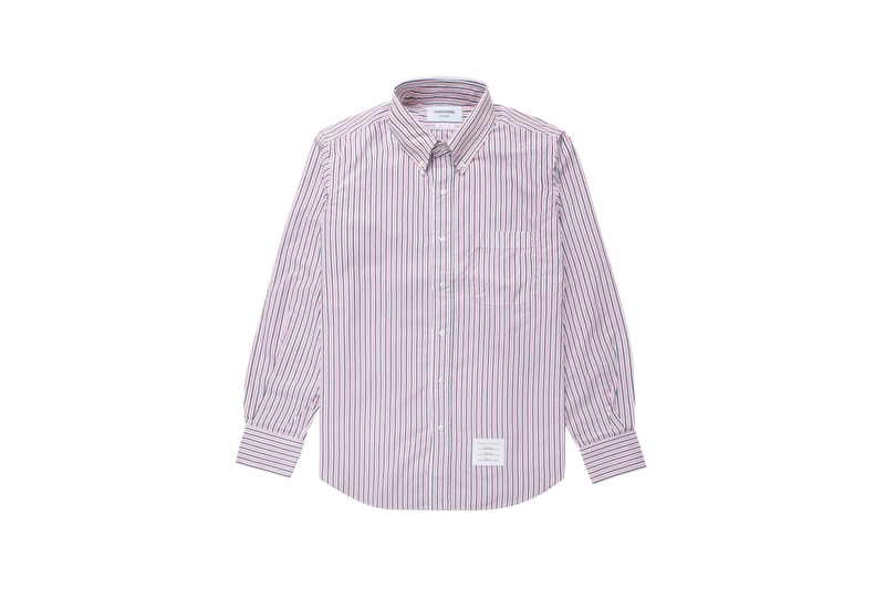 thom browne joyce hong kong harbour city store opening collection exclusive capsule cardigans blazers americana american stripes preppy varsity 
