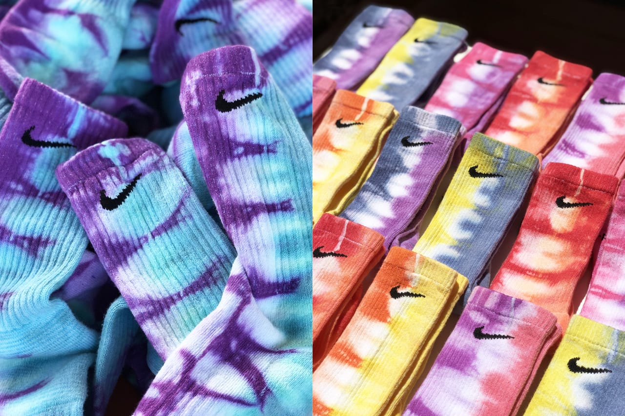 tie dye nike socks for sale