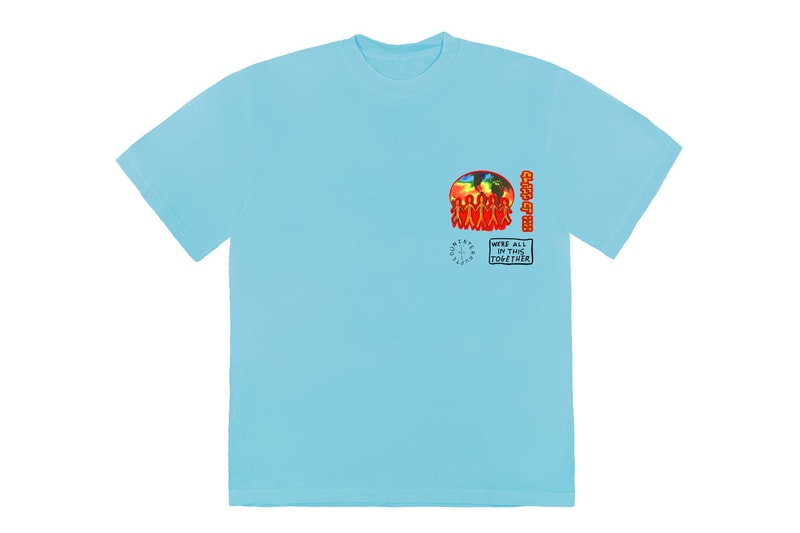 Travis Scott x LeBron James "Graduate Together" Shirt 2020 tee collaboration tv show limited edition cactus jack