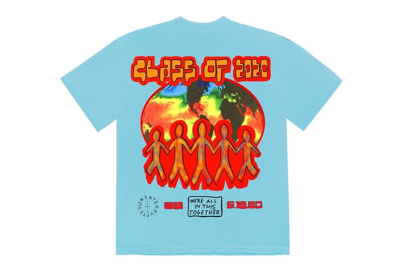 Travis Scott x LeBron James "Graduate Together" Shirt 2020 tee collaboration tv show limited edition cactus jack