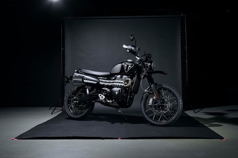 triumph scrambler 1200 james bond limited edition motorcycle bike no time to die daniel craig