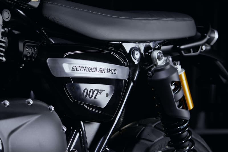 triumph scrambler 1200 james bond limited edition motorcycle bike no time to die daniel craig