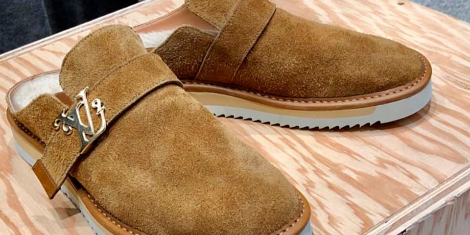 Virgil Abloh Shows Off Louis Vuitton x Nigo Slipper Collaboration –  Footwear News