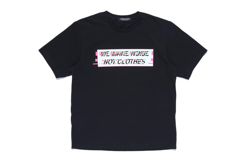 UNDERCOVER Basic NOISE WE MAKE NOISE NOT CLOTHES Release Info T shirt Parka Shirt
