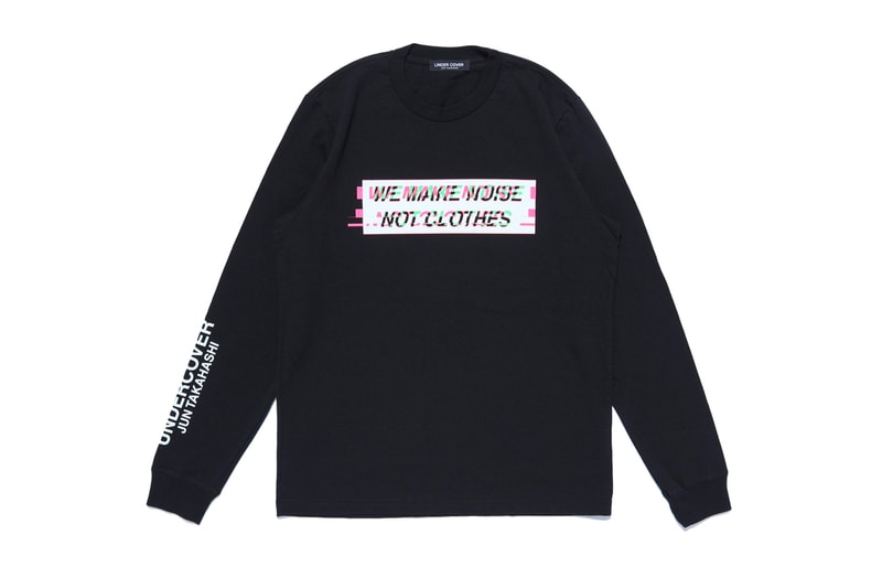 UNDERCOVER Basic NOISE WE MAKE NOISE NOT CLOTHES Release Info T shirt Parka Shirt