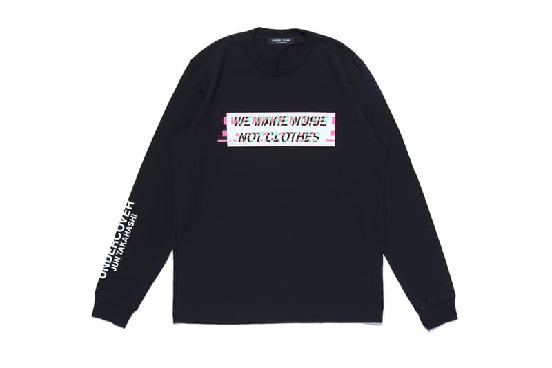 UNDERCOVER Basic NOISE WE MAKE NOISE NOT CLOTHES Release Info T shirt Parka Shirt