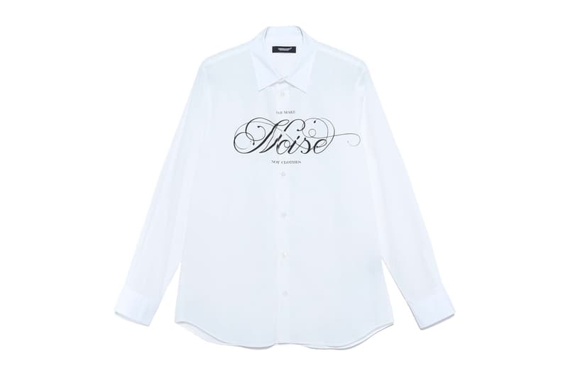 UNDERCOVER Basic NOISE WE MAKE NOISE NOT CLOTHES Release Info T shirt Parka Shirt