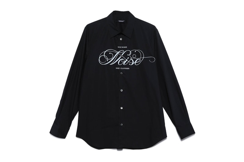 UNDERCOVER Basic NOISE WE MAKE NOISE NOT CLOTHES Release Info T shirt Parka Shirt