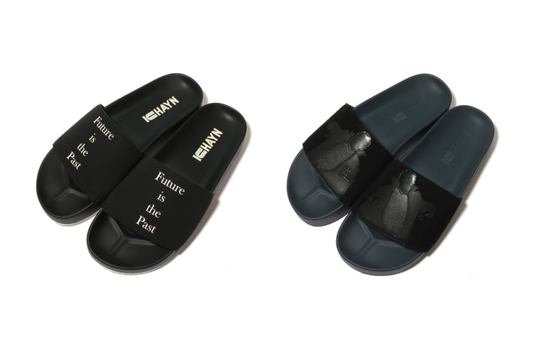 UNDERCOVER Crafts Sleek Black Cowhide Slides