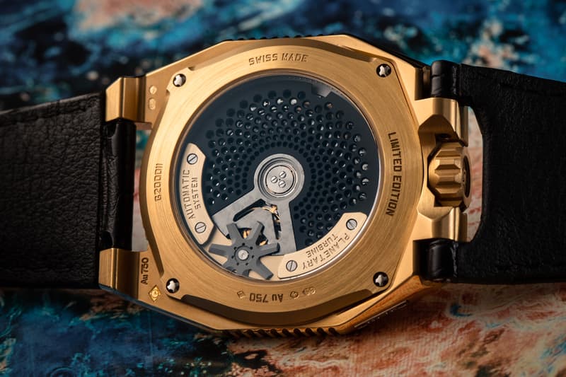 Urwerk UR 100 Gold C3PO Watch Info mechanical watches swiss watches star wars may 4th gold complication watch