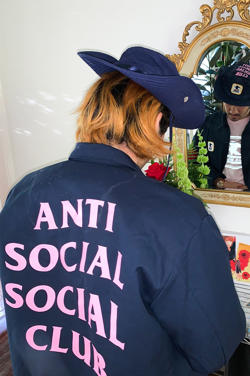 USPS Anti Social Social Club Capsule Lookbook Release work jacket button up sun hat hoodie cap United States Postal Service