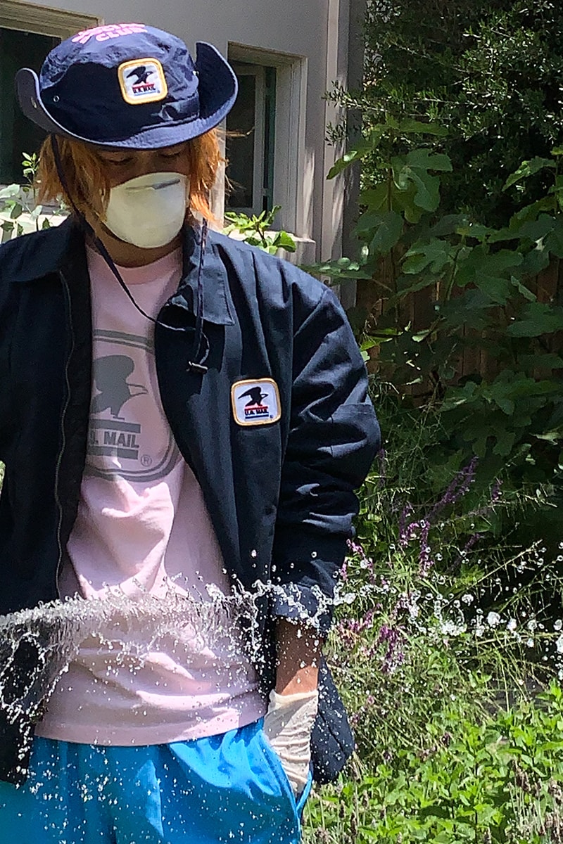 USPS Anti Social Social Club Capsule Lookbook Release work jacket button up sun hat hoodie cap United States Postal Service
