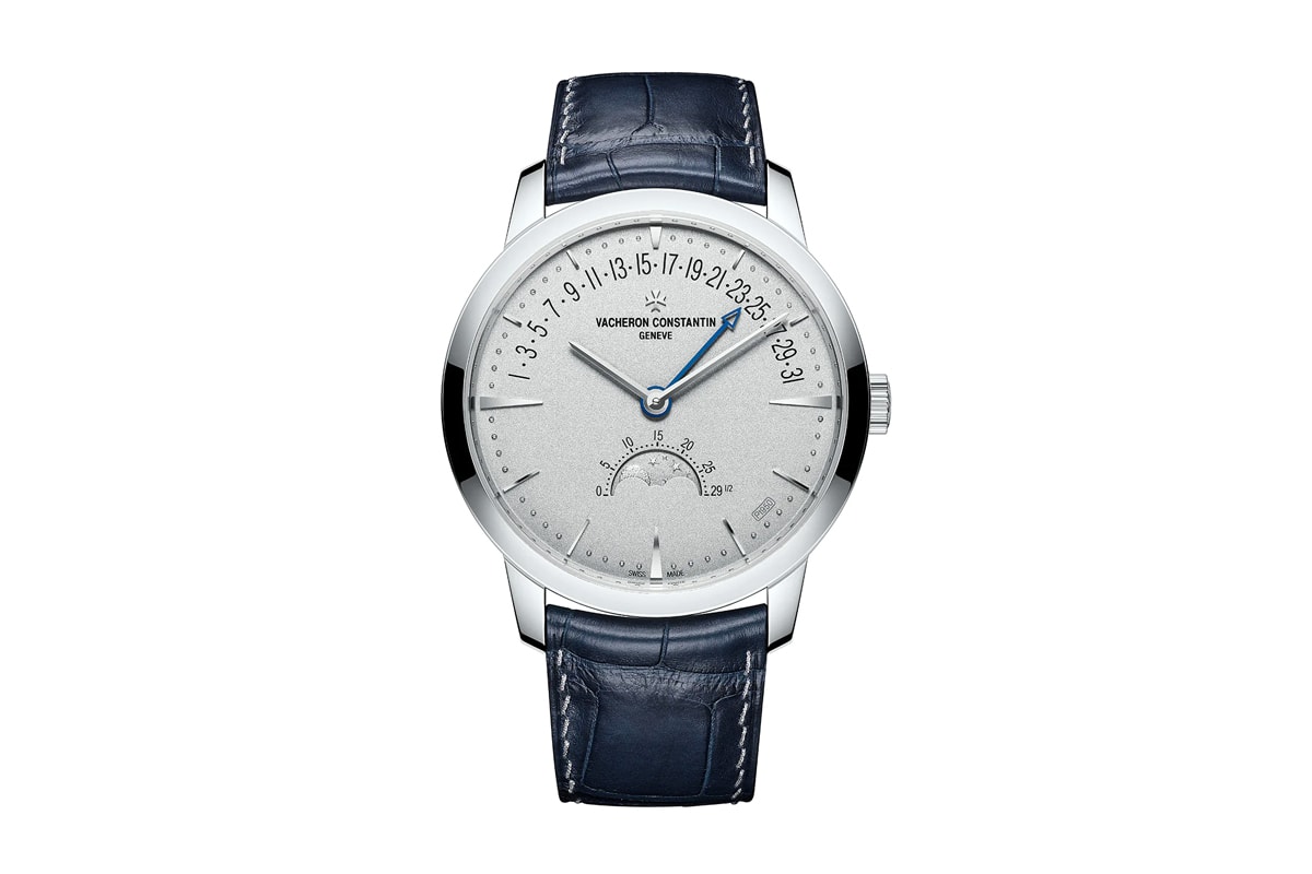 Vacheron Constantin Patrimony Moon Phase Retrograde Date luxury watches collection excellence platine boutique only platinum 