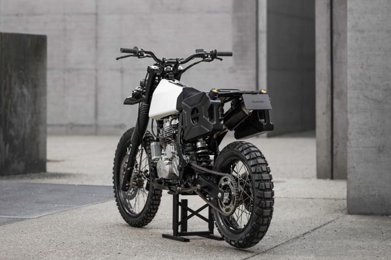 Vagabund Moto V13 1991 Honda NX650 Motorcycle dominator custom workshop customization build 3d printed mad max aesthetic