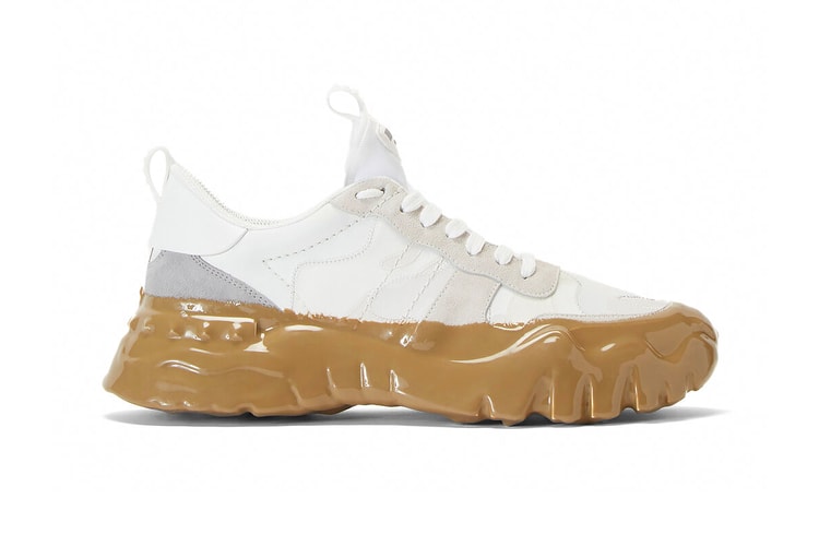 Valentino's Rockrunner Plus Sneaker Receive Mud-Like Detailing