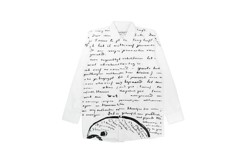 Vincent Van Gogh Museum x TAGS WKGPTY Capsule Collection Release Information First Look Artworks Letters T-Shirts Shirts Trousers Bags Script Text