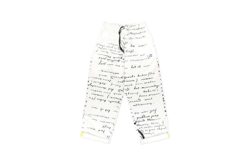 Vincent Van Gogh Museum x TAGS WKGPTY Capsule Collection Release Information First Look Artworks Letters T-Shirts Shirts Trousers Bags Script Text