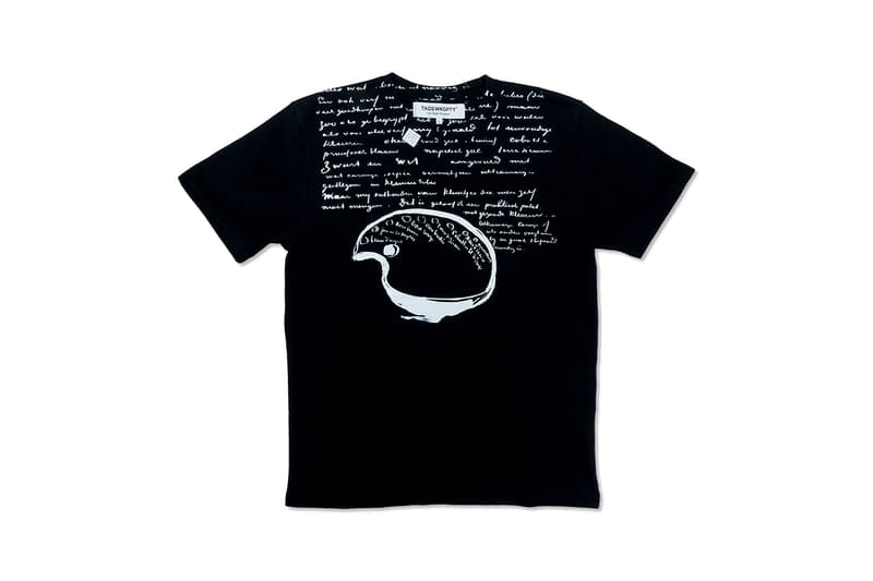 Vincent Van Gogh Museum x TAGS WKGPTY Capsule Collection Release Information First Look Artworks Letters T-Shirts Shirts Trousers Bags Script Text