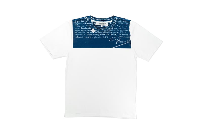Vincent Van Gogh Museum x TAGS WKGPTY Capsule Collection Release Information First Look Artworks Letters T-Shirts Shirts Trousers Bags Script Text