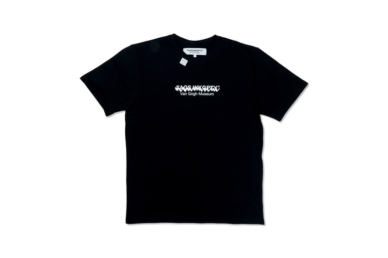 Vincent Van Gogh Museum x TAGS WKGPTY Capsule Collection Release Information First Look Artworks Letters T-Shirts Shirts Trousers Bags Script Text