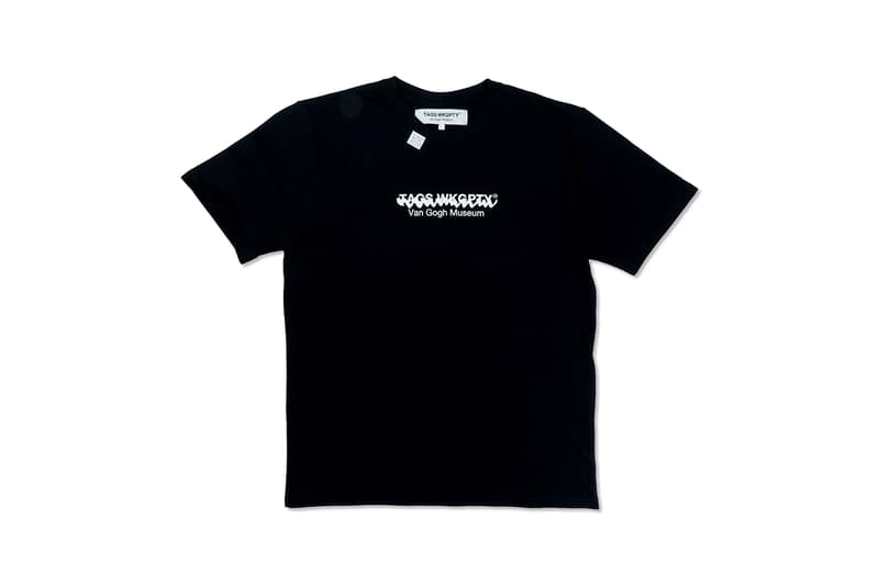 Vincent Van Gogh Museum x TAGS WKGPTY Capsule Collection Release Information First Look Artworks Letters T-Shirts Shirts Trousers Bags Script Text