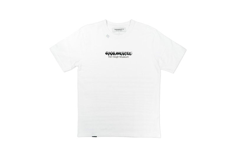 Vincent Van Gogh Museum x TAGS WKGPTY Capsule Collection Release Information First Look Artworks Letters T-Shirts Shirts Trousers Bags Script Text