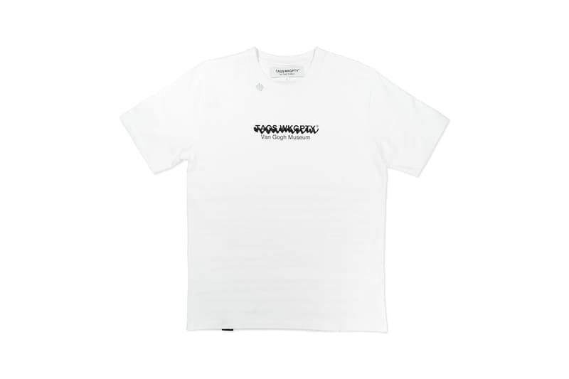 Vincent Van Gogh Museum x TAGS WKGPTY Capsule Collection Release Information First Look Artworks Letters T-Shirts Shirts Trousers Bags Script Text
