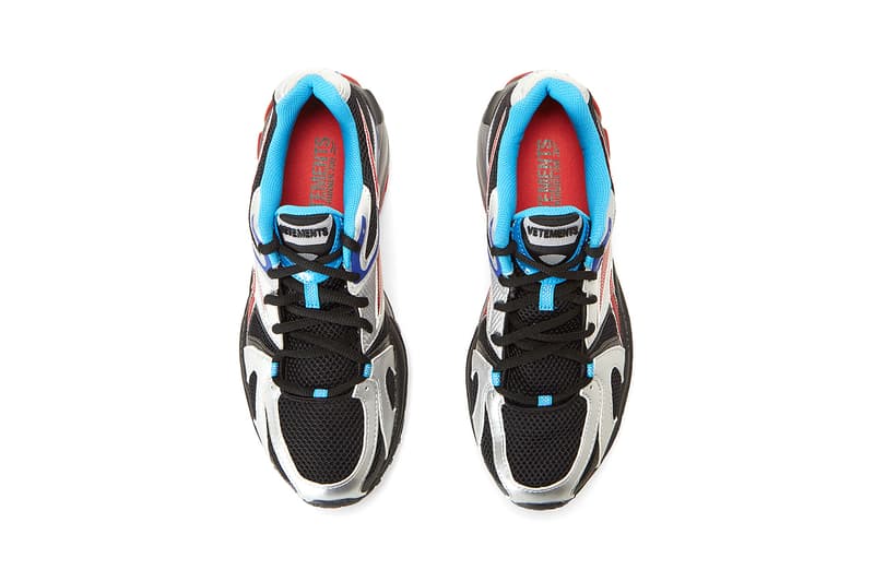 vetements reebok spike runn 200 red blue silver buy cop purchase release details information LN-CC
