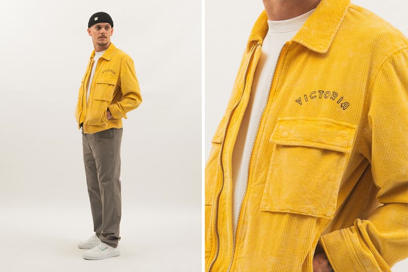 VICTORIA Hong Kong FW20 Collection Lookbook cut and sew skateboarding outerwear workwear jackets puffer jackets corduroy Streetwear fashion
