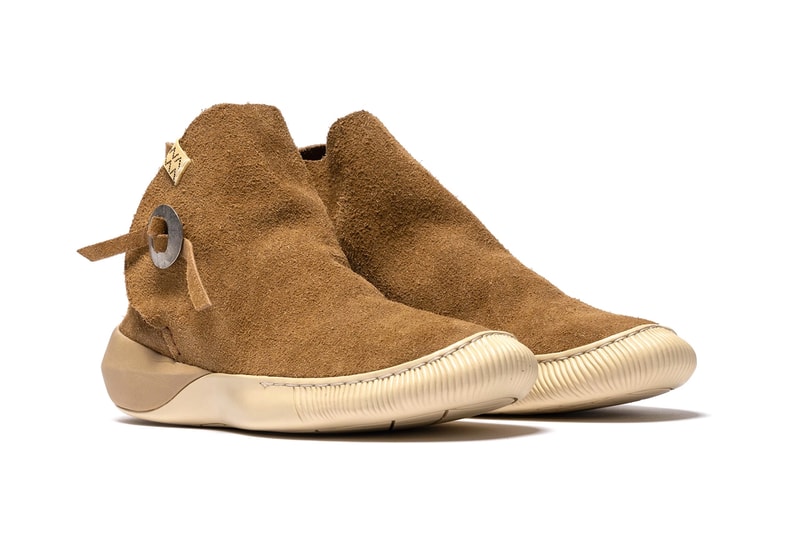 visvim Gila Moc Mid II Folk Black Folk Camel menswear streetwear shoes sneakers trainers runners footwear spring summer 2020 collection hiroki nakamura suede nubuck