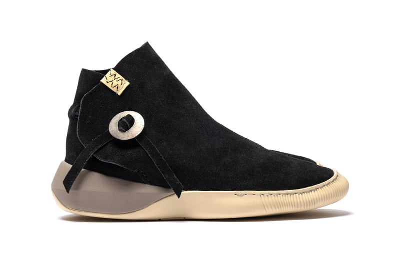 visvim Gila Moc Mid II Folk Black Folk Camel menswear streetwear shoes sneakers trainers runners footwear spring summer 2020 collection hiroki nakamura suede nubuck