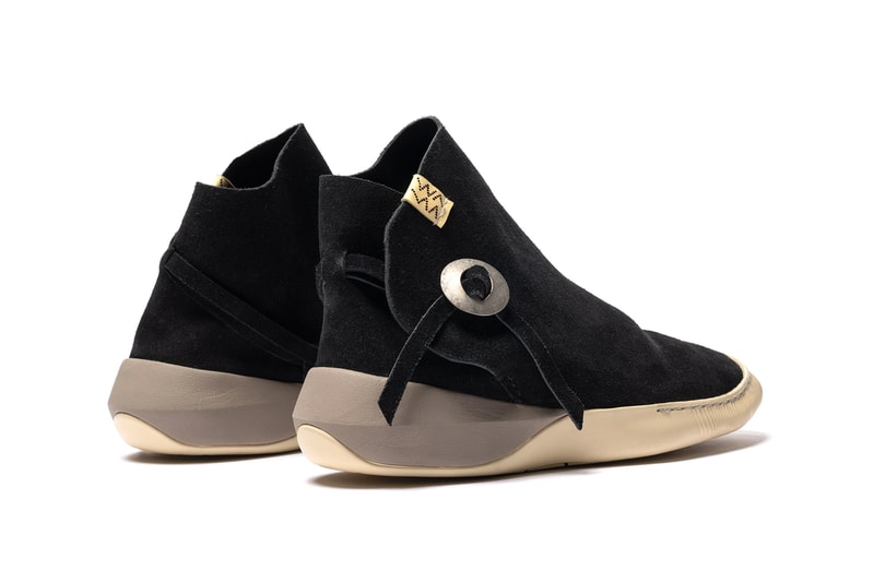 visvim Gila Moc Mid II Folk Black Folk Camel menswear streetwear shoes sneakers trainers runners footwear spring summer 2020 collection hiroki nakamura suede nubuck