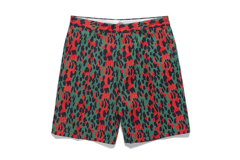 WACKO MARIA Dickies collab Leopard Print Shorts solid colours summer release info