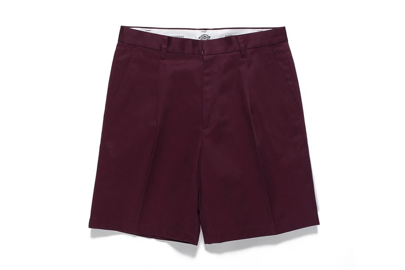 WACKO MARIA Dickies collab Leopard Print Shorts solid colours summer release info