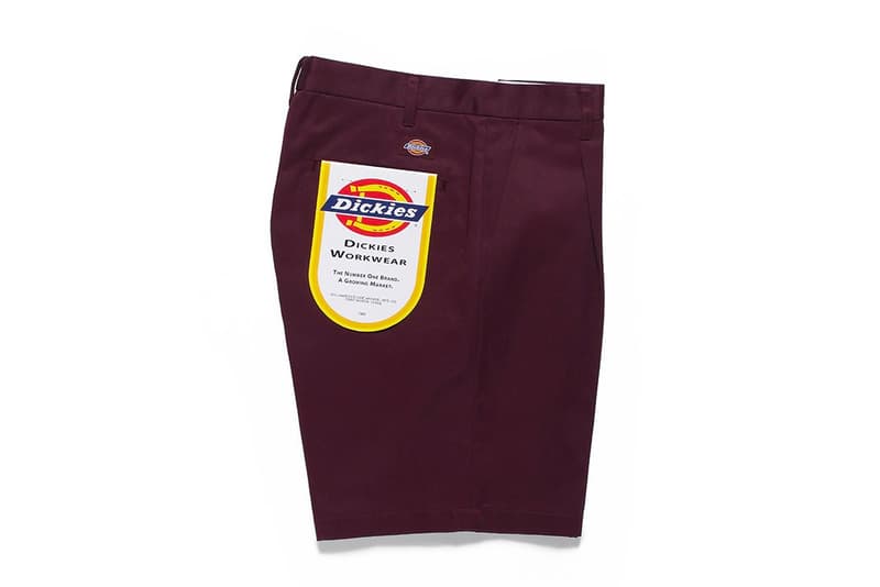 WACKO MARIA Dickies collab Leopard Print Shorts solid colours summer release info