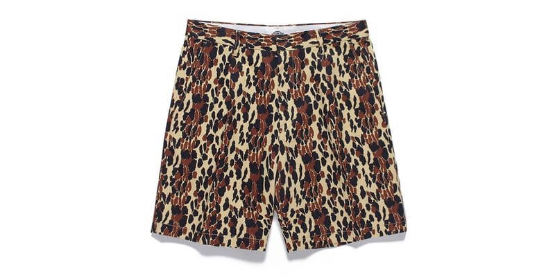 supreme leopard shorts
