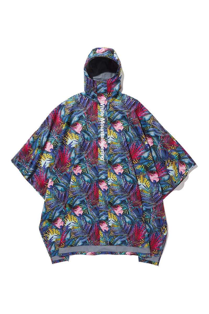 White Mountaineering SS20 Rain Ponchos, Umbrellas spring summer 2020 graphic print pattern collection