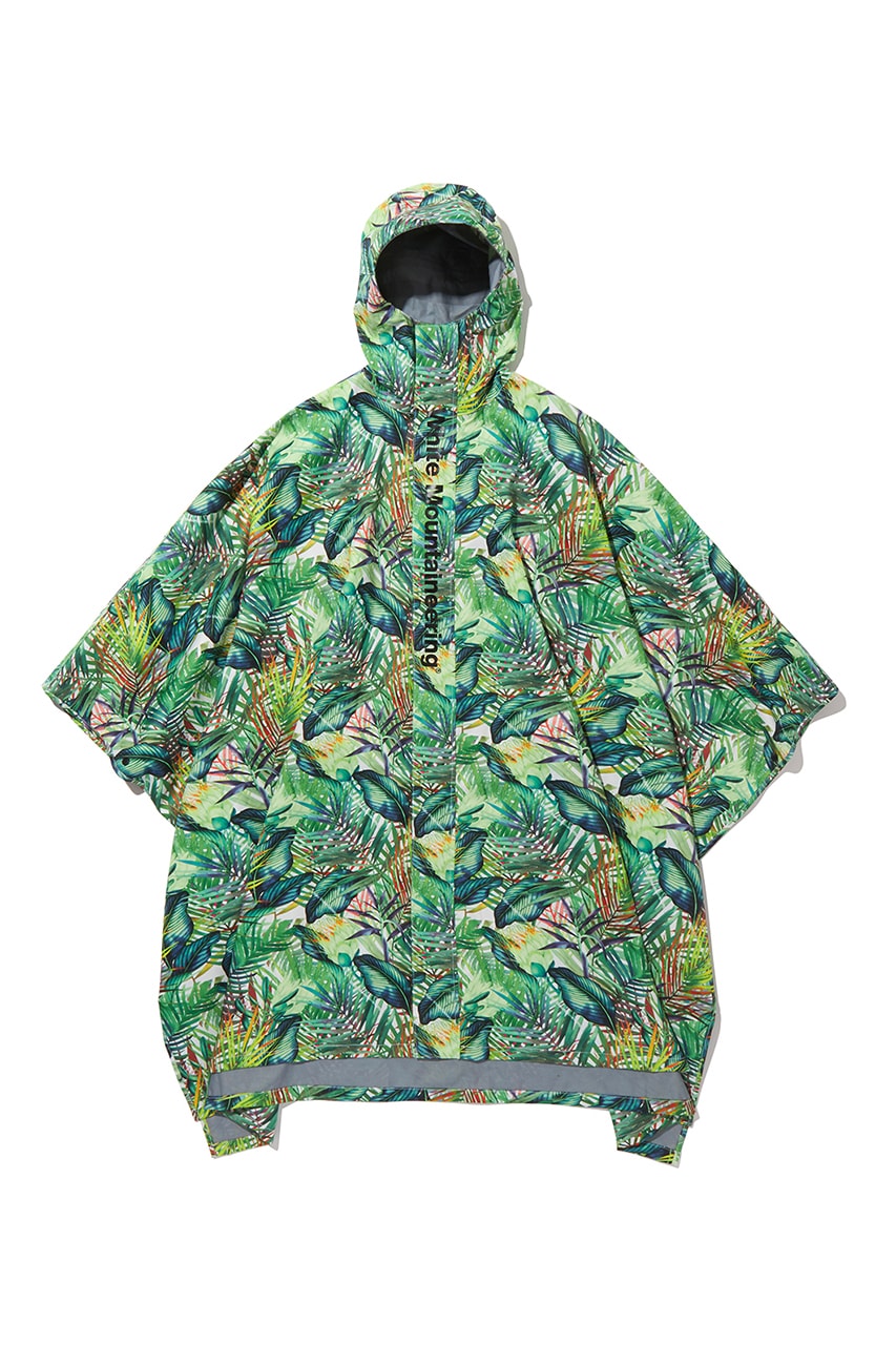 White Mountaineering SS20 Rain Ponchos, Umbrellas spring summer 2020 graphic print pattern collection