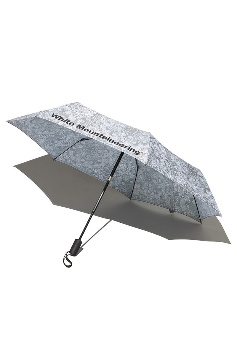 White Mountaineering SS20 Rain Ponchos, Umbrellas spring summer 2020 graphic print pattern collection