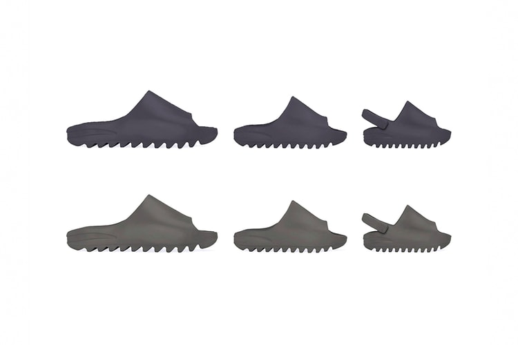 The adidas YEEZY SLIDE is Soon to release in "Core" and "Soot"