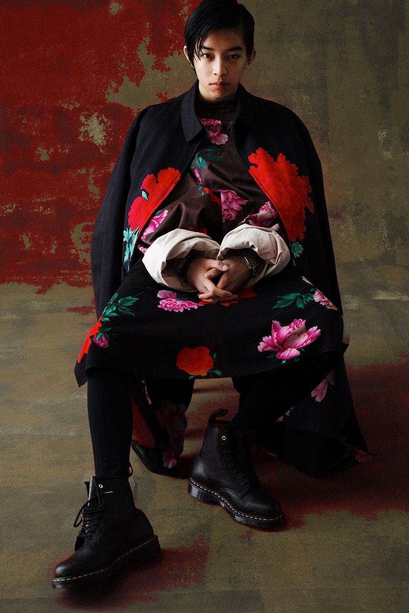Yohji Yamamoto Replica Spring/Summer 1996 Capsule release info collection avant garde menswear SS96 flowers rayon cotton lookbook 