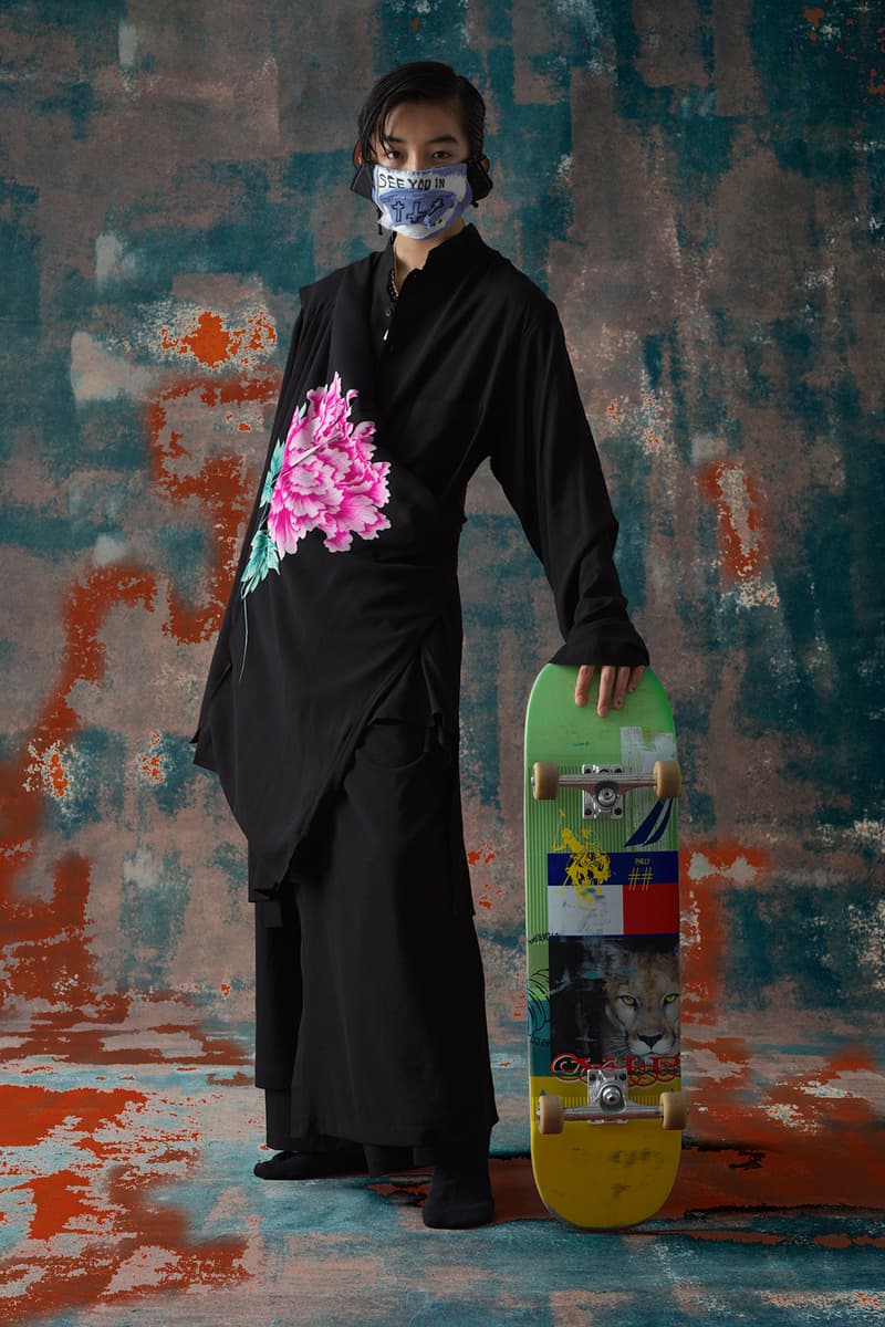 Yohji Yamamoto Replica Spring/Summer 1996 Capsule release info collection avant garde menswear SS96 flowers rayon cotton lookbook 