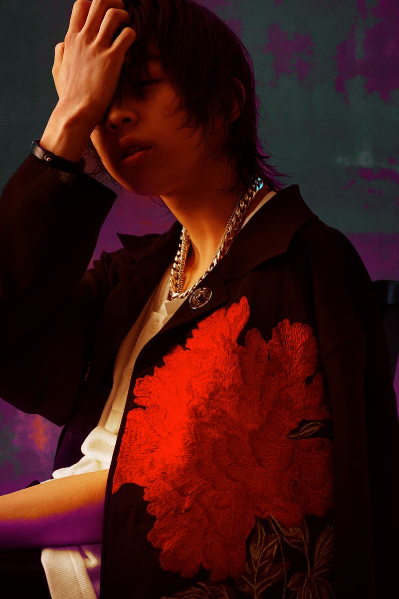 Yohji Yamamoto Replica Spring/Summer 1996 Capsule release info collection avant garde menswear SS96 flowers rayon cotton lookbook
