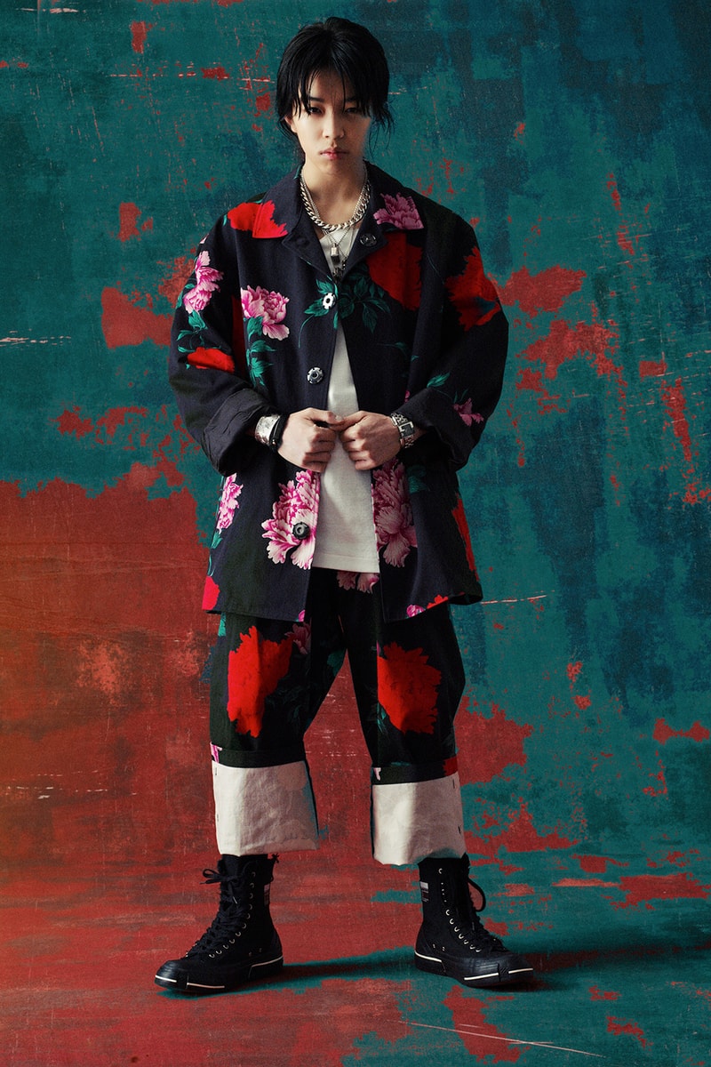 Yohji Yamamoto Replica Spring/Summer 1996 Capsule release info collection avant garde menswear SS96 flowers rayon cotton lookbook 