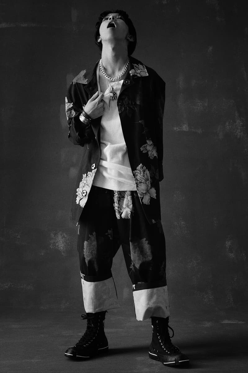 Yohji Yamamoto Replica Spring/Summer 1996 Capsule release info collection avant garde menswear SS96 flowers rayon cotton lookbook