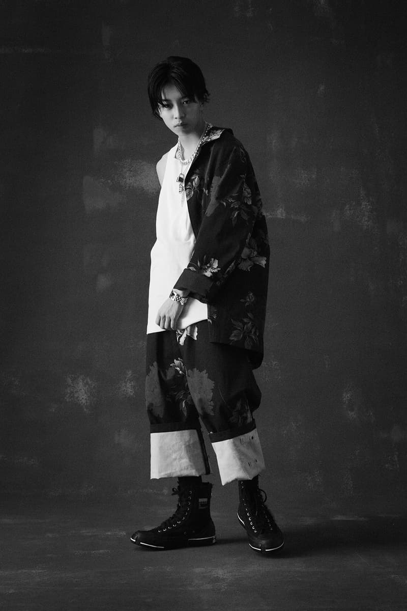 Yohji Yamamoto Replica Spring/Summer 1996 Capsule release info collection avant garde menswear SS96 flowers rayon cotton lookbook 